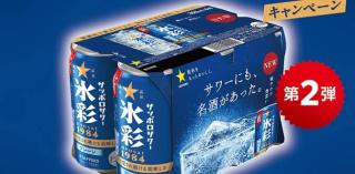 サッポロビール公式Xで氷彩1984 6缶パックが抽選で100名に当たる