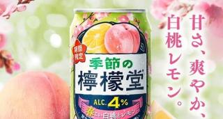 季節の檸檬堂 春こい白桃とレモンが抽選で100名に当たる