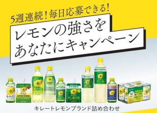 【毎日応募】キレートレモンブランド詰め合わせが1,000名にその場で当たる
