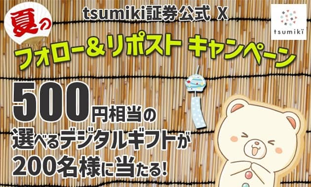 選べるデジタルギフト 500円相当が抽選で200名に当たる