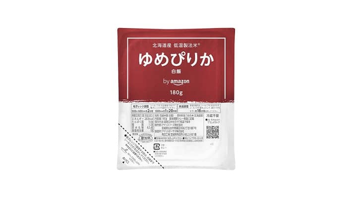 【1個112円】パックご飯 北海道産ゆめぴりか 180g×24個が2,700円
