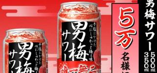 【通知が届いた方限定】サッポロ 男梅サワー缶 350ml/500mlが5万名にその場で当たる